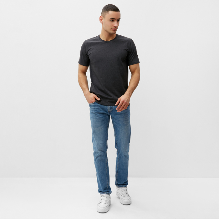 Футболка мужская MINAKU REGULAR FIT: цвет антрацит, р-р 56 Футболка мужская MINAKU REGULAR FIT: цвет антрацит, р-р 56