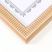 Фоторамка пластик формат А4 "Вытянутый ромб из дерева" 23х32 см