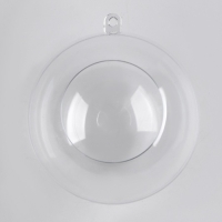 Заготовка - подвеска, раздельные части &laquo;Шар с отверстием&raquo;, диаметр собранного: 8 см