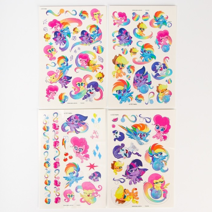 Набор для творчества &laquo;Детские тату&raquo; My little pony, Пинки пай, 70 переводок