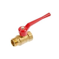 Кран шаровой ZEIN, внутренняя/наружная резьба 1/2", ручка Кран шаровой ZEIN, внутренняя/наружная резьба 1/2", ручка