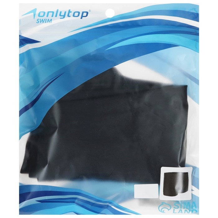 Плавки для плавания ONLYTOP, р. 48, цвет чёрный Плавки для плавания ONLYTOP, р. 48, цвет чёрный