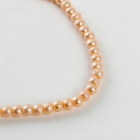 Бусины из стекла, набор 140 шт., размер 1 шт. — 6 мм, цвет бежевый Бусины из стекла, набор 140 шт., размер 1 шт. — 6 мм, цвет бежевый