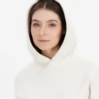 Худи оверсайз унисекс Snuggie, молочно-белое, размер M/L