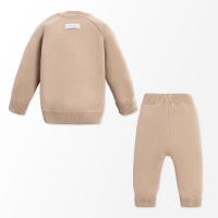 Комплект вязаный Крошка Я &laquo;Заяц&raquo; рост 86-92 см, цвет бежевый