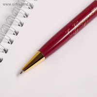 Ручка подарочная &laquo;Воспитателю: Лучший воспитатель&raquo; металл, синяя паста, 1.0 мм