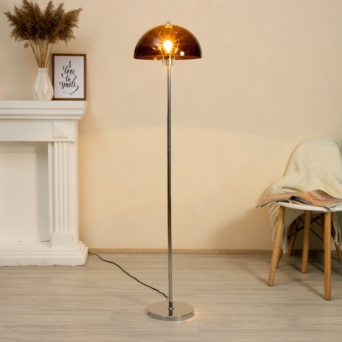 Торшер Торшер "Байхаус" Е27 15Вт коричневый 35х35х150см