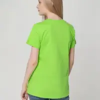 Футболка женская T-bolka Lady зеленое яблоко, размер M
