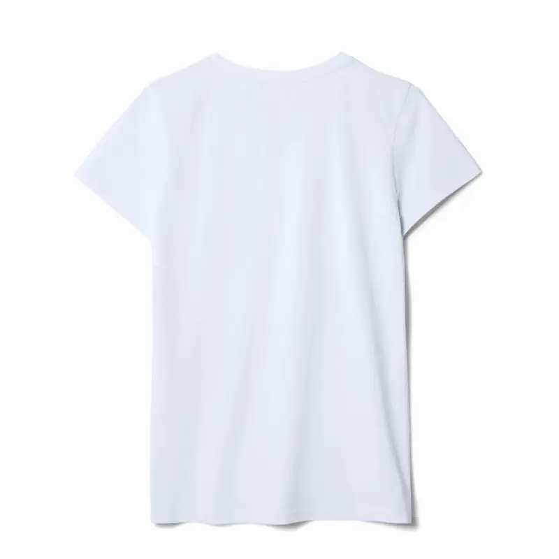 Футболка женская T-bolka Stretch Lady, белая (холодный оттенок), размер S