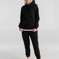 Толстовка с капюшоном унисекс King, черная, размер M