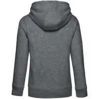 Толстовка с капюшоном женская Queen, темно-серый меланж, размер XL