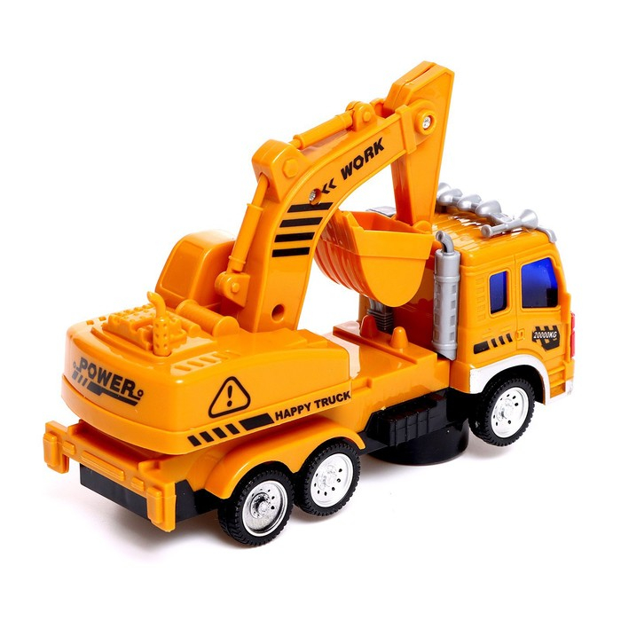 Машина &laquo;Стройка&raquo;, масштаб 1:55, работает от батареек, свет и звук, МИКС