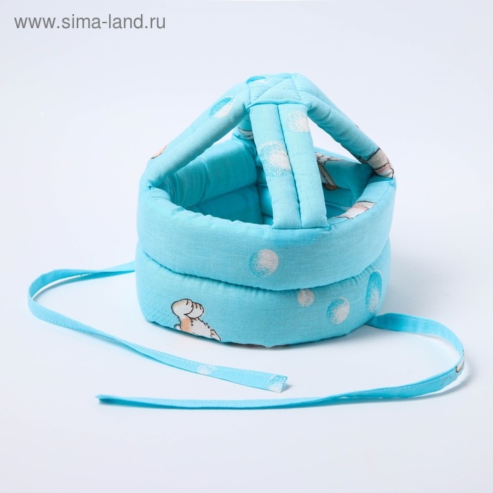 Шапка-шлем противоударный для детей, цвет и рисунок МИКС