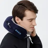 Дорожная подушка-массажер inRelax, синяя Дорожная подушка-массажер inRelax, синяя