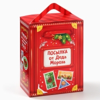 Сладкий детский подарок &laquo;Новогодняя почта&raquo;: шоколадные конфеты и пазлы, 500 г.