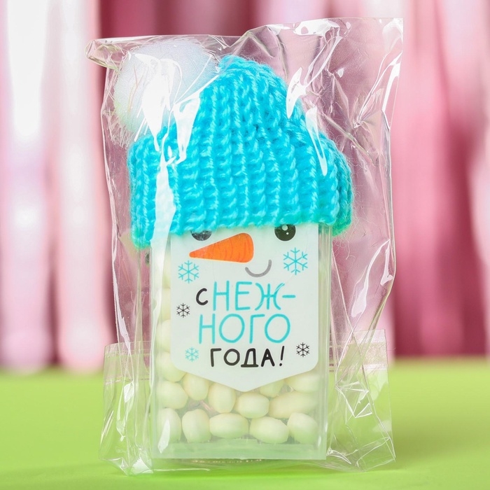Новый год! Драже конфеты в банке , с витамином С &laquo;Снежного года&raquo;, мята, 18 г.