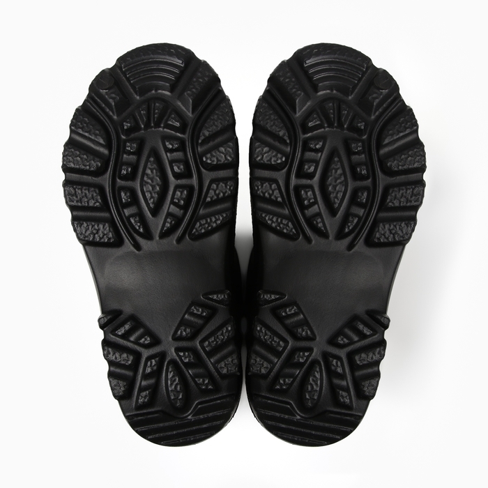 Сапоги детские из ЭВА с комбинированным верхом (чёрный, 31)