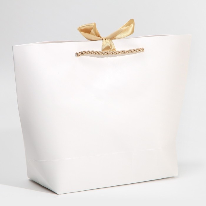 Пакет подарочный новогодний &laquo;White Snow&raquo;, 19 х 20 х 9 см, Новый год