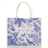 Сумка женская пляжная Diamante, 41,5х34х12 см, синий цвет