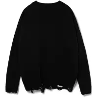 Джемпер оверсайз унисекс Grunge в сумке, черный, размер S/M