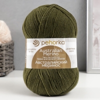 Пряжа "Австралийский меринос" 95%меринос. шерсть,5% акрил объёмный 400м/100гр (423-Болото) Пряжа "Австралийский меринос" 95%меринос. шерсть,5% акрил объёмный 400м/100гр (423-Болото)