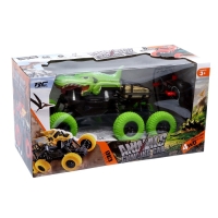 Джип радиоуправляемый DINO, 1:16, 4WD, работает от аккумулятора, цвет зелёный Джип радиоуправляемый DINO, 1:16, 4WD, работает от аккумулятора, цвет зелёный