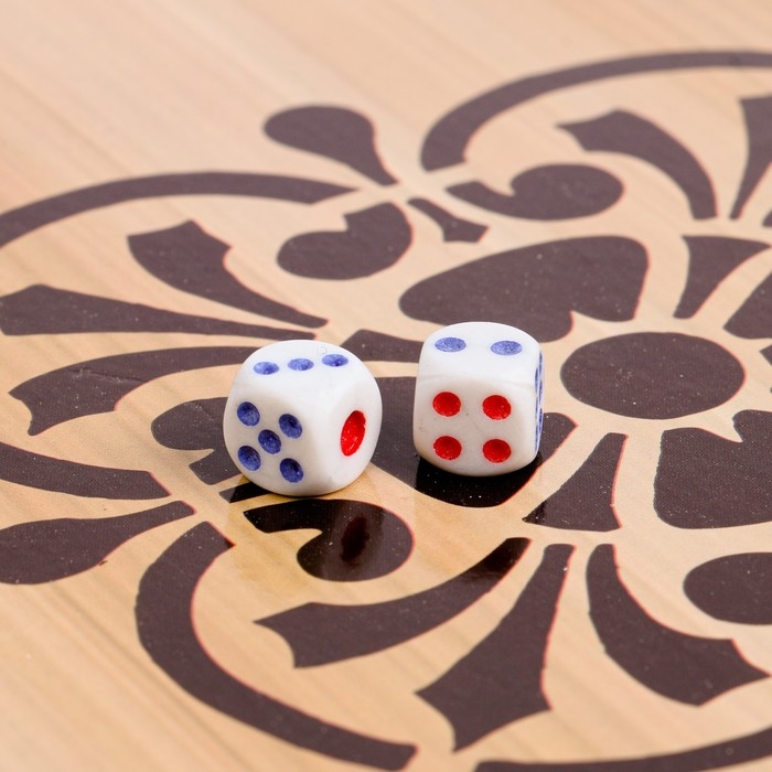 Нарды деревянные большие, настольная игра Нарды деревянные большие, настольная игра "Оскал тигра", 50 х 50 см, с шашками