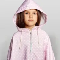 Дождевик-пончо детский AquaStop Kids на заказ, разноцветный,6-8 лет