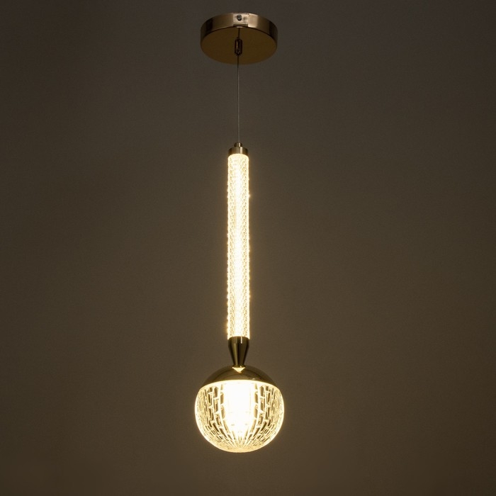 Светильник BayerLux Светильник BayerLux "Ней" LED 17Вт золото 10,5х10,5х45-130 см