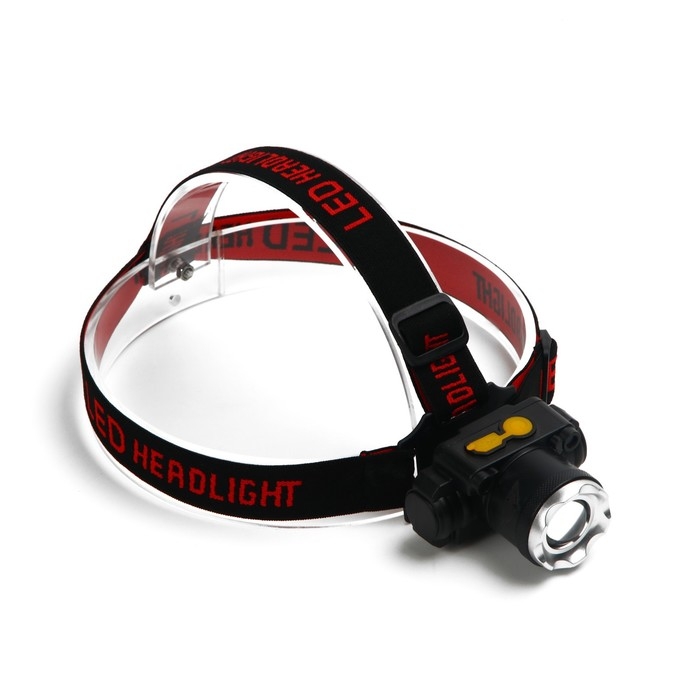 Фонарь налобный, аккумуляторный Фонарь налобный, аккумуляторный "Мастер К.", 5 х 8 см, 2 режима, USB