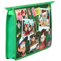 Папка для труда А4, на молнии, Гравити Фолз Папка для труда А4, на молнии, Гравити Фолз