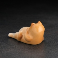 Сувенир "Кот ленивый" 4х4х7 см ,фарфор цвет МИКС