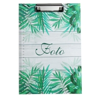 Планшет с прижимом формат А4 картон "Листья", МИКС Планшет с прижимом формат А4 картон "Листья", МИКС