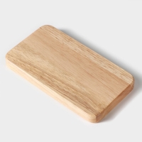 Менажница Magistro Tropical, 2 секции, 18&times;10&times;1,8 см, каучуковое дерево