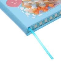 Записная книжка подарочная 96л,линия, с хлястиком, срез с рисунком обложки, Аниме (12,9х9см) 10539 Записная книжка подарочная 96л,линия, с хлястиком, срез с рисунком обложки, Аниме (12,9х9см) 10539