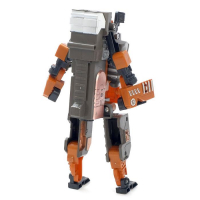 Робот-бластер &laquo;Титан&raquo;, трансформируется, в комплекте 3 мягкие пули, цвет коричневый