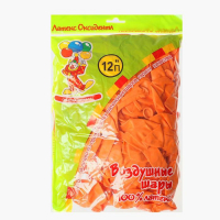 Шар латексный 12", пастель, набор 100 шт., цвет оранжевый Шар латексный 12", пастель, набор 100 шт., цвет оранжевый