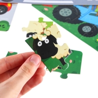 Набор пазлов 4 в 1 «Синий трактор» Набор пазлов 4 в 1 «Синий трактор»