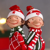 Сувенир полистоун "Помощники Деда Мороза - эльфики" 10,5х5,5х6,5 см Сувенир полистоун "Помощники Деда Мороза - эльфики" 10,5х5,5х6,5 см