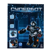 Робот «Супербот», световые и звуковые эффекты, работает от батареек, цвет зелёный Робот «Супербот», световые и звуковые эффекты, работает от батареек, цвет зелёный