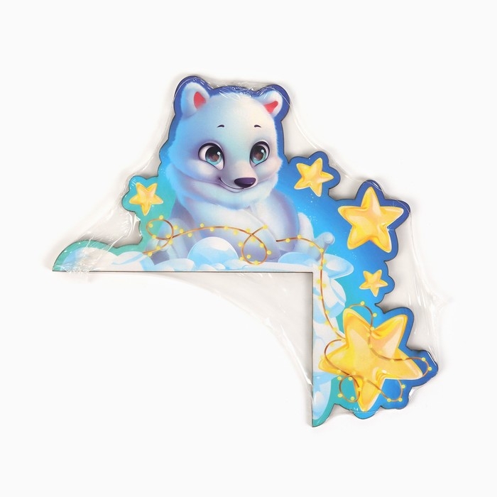 Декор на раму двери новогодний «Мишка», на Новый Год, 20,4х 18,7 см Декор на раму двери новогодний «Мишка», на Новый Год, 20,4х 18,7 см