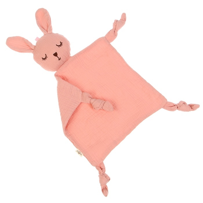 Комфортер - игрушка &laquo;Зайка&raquo;, погремушка, цвет розовый, Mum&Baby