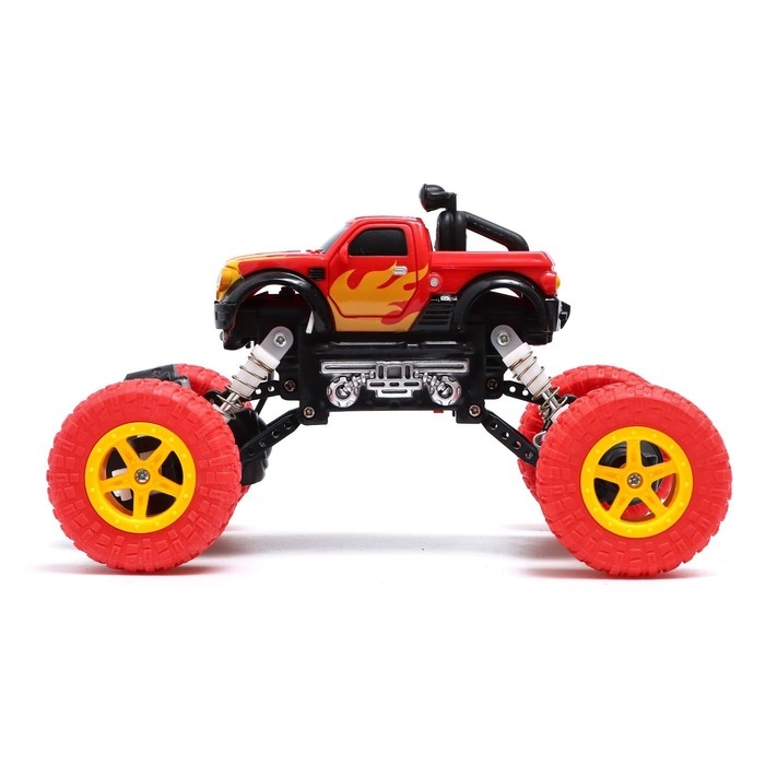 Джип радиоуправляемый &laquo;Краулер&raquo;, работает от аккумулятора, цвет красный