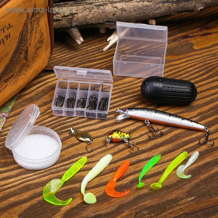 Набор рыболовных принадлежностей &laquo;Ни хвоста ни чешуи&raquo;, 13 предметов