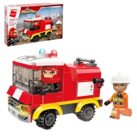 Конструктор Огнеборцы «Пожарная машина», 4 вида, МИКС Конструктор Огнеборцы «Пожарная машина», 4 вида, МИКС
