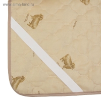 Наматрасник Адамас "Овечья шерсть", размер 90х200 см, полиэстер, пакет Наматрасник Адамас "Овечья шерсть", размер 90х200 см, полиэстер, пакет