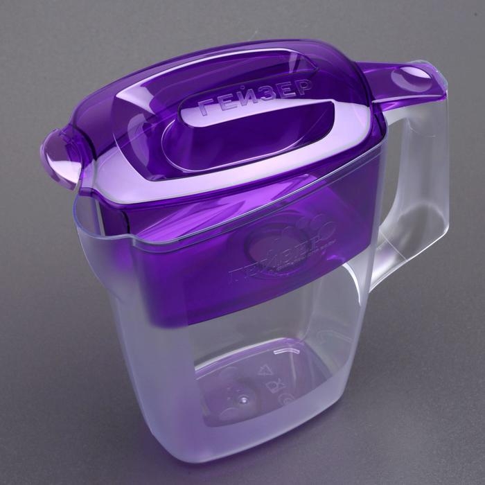 Фильтр-кувшин «Гейзер-альфа», 2,5 л, цвет сиреневый Фильтр-кувшин «Гейзер-альфа», 2,5 л, цвет сиреневый