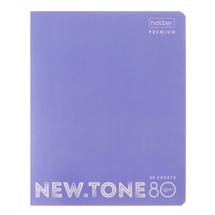 Тетрадь 48 листов в клетку, NEWtone PASTEL Тетрадь 48 листов в клетку, NEWtone PASTEL "Лаванда", обложка мелованный картон, глянцевая ламинация, блок офсет 80г/м2