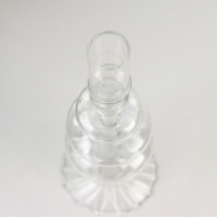 Подсвечник стекло на 1 свечу "Морбиан" прозрачный 27х8,5х8,5 см