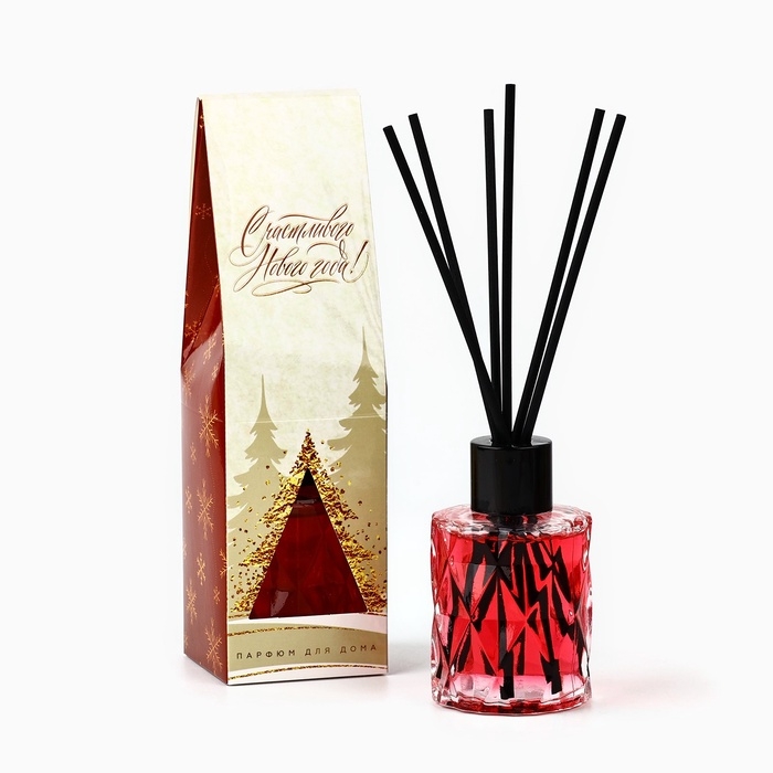 Аромадиффузор ароматический палочки &laquo;Новогодняя коллекция&raquo;,аромат зимние ягоды, 50 мл